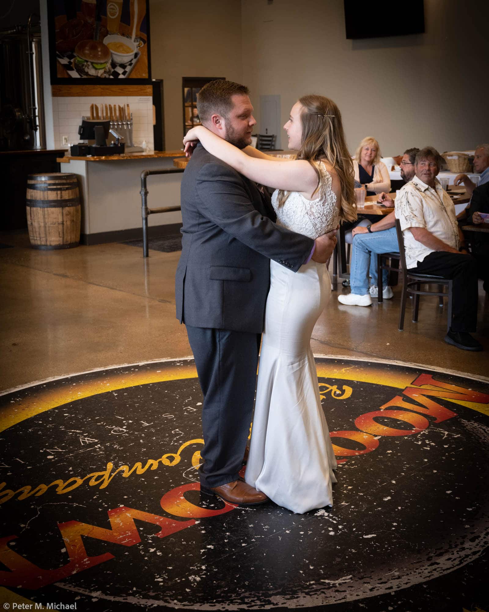 couple first dance wedding reception
