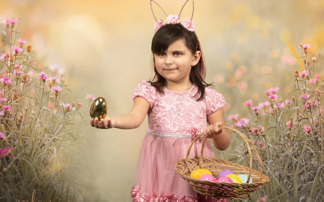 Stylish Spring or Easter Portrait