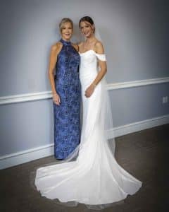 Bride with her mother