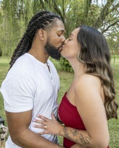 The kiss after asking "will you marry me?"